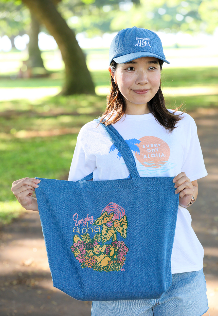 Everyday Aloha x Solario デニムトート