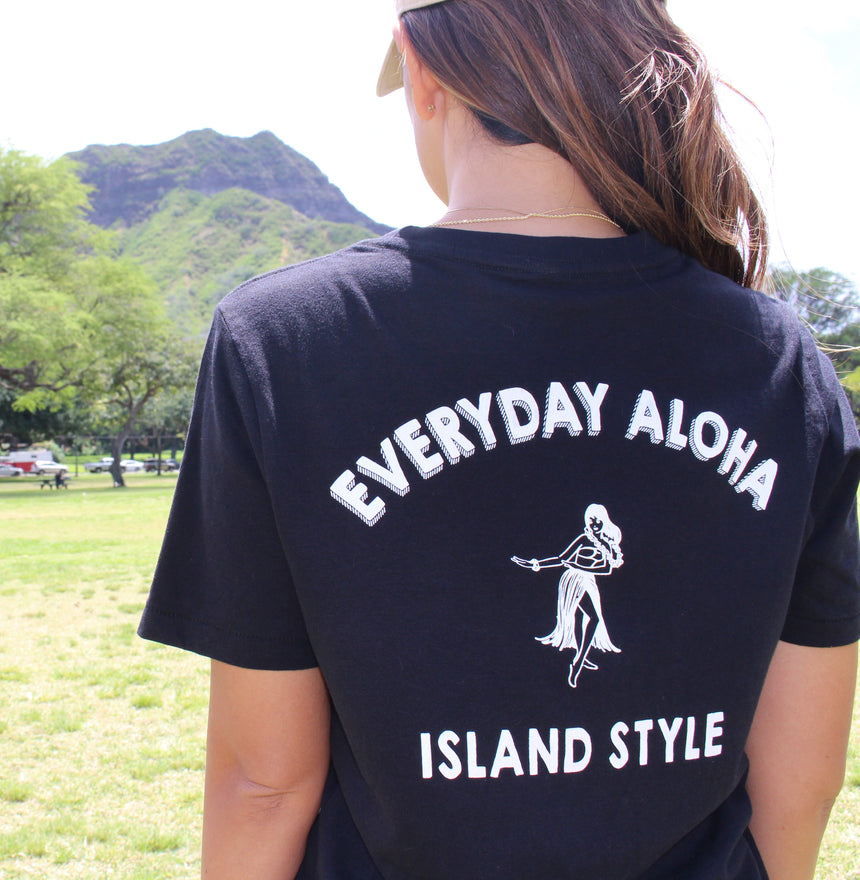 Everyday Aloha ユニセックスTシャツ ブラック