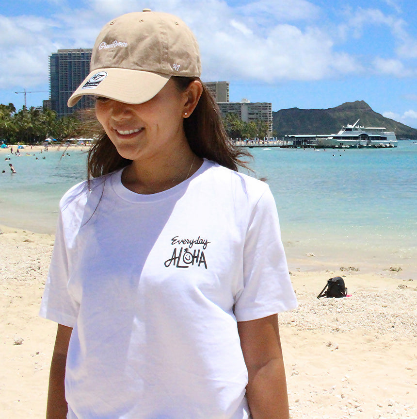 Everyday Aloha ロゴTシャツ ホワイト