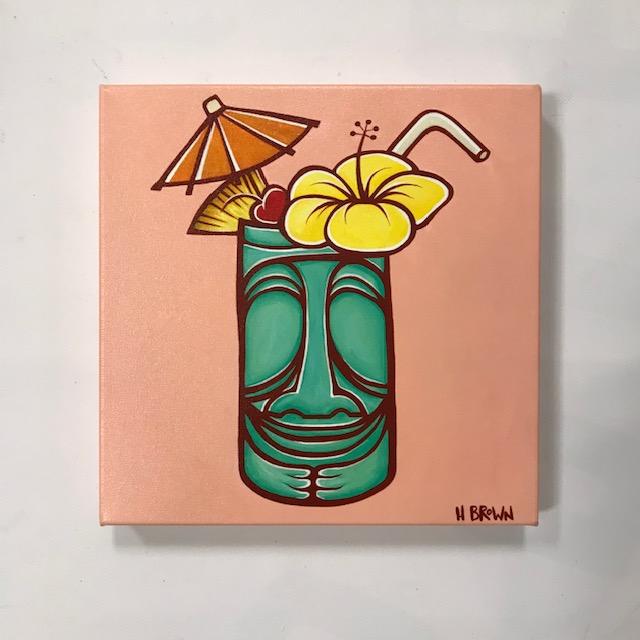 Tiki Mug - canvas -