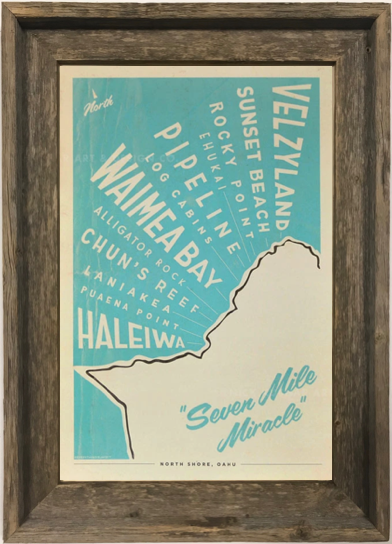 North Shore Oahu Surf Map