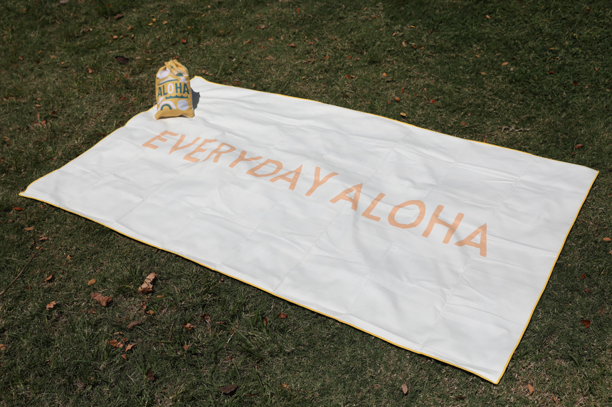 Everyday Aloha x Jeff Canham タオル イエロー