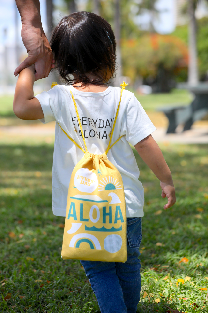 Everyday Aloha x Jeff Canham タオル イエロー