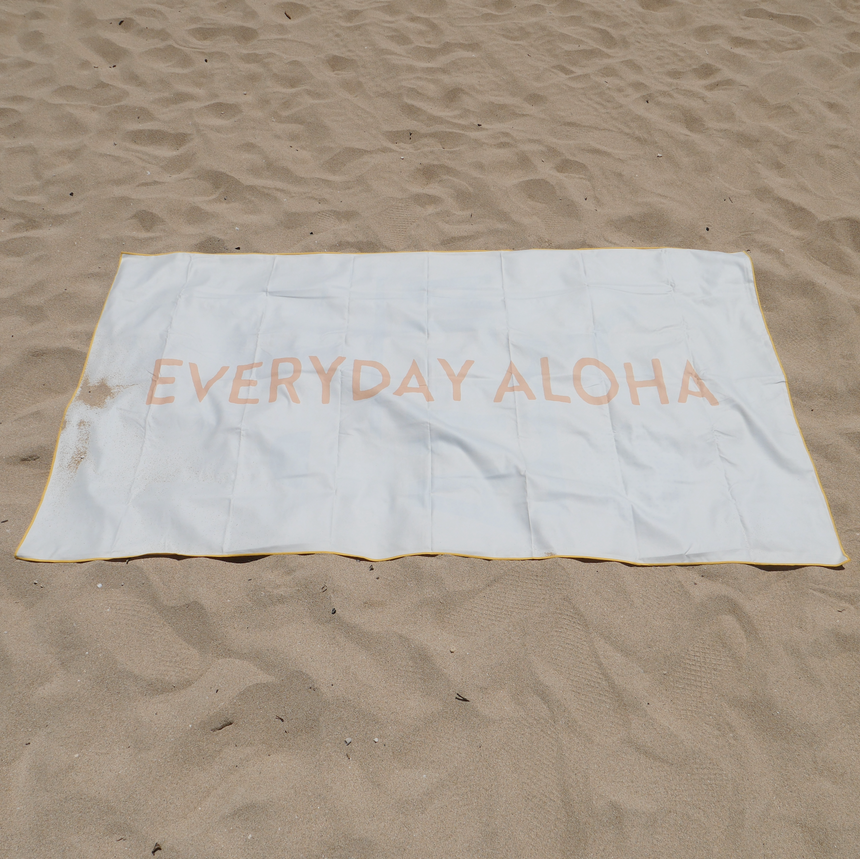 Everyday Aloha x Jeff Canham タオル イエロー