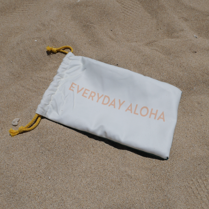 Everyday Aloha x Jeff Canham タオル グリーン