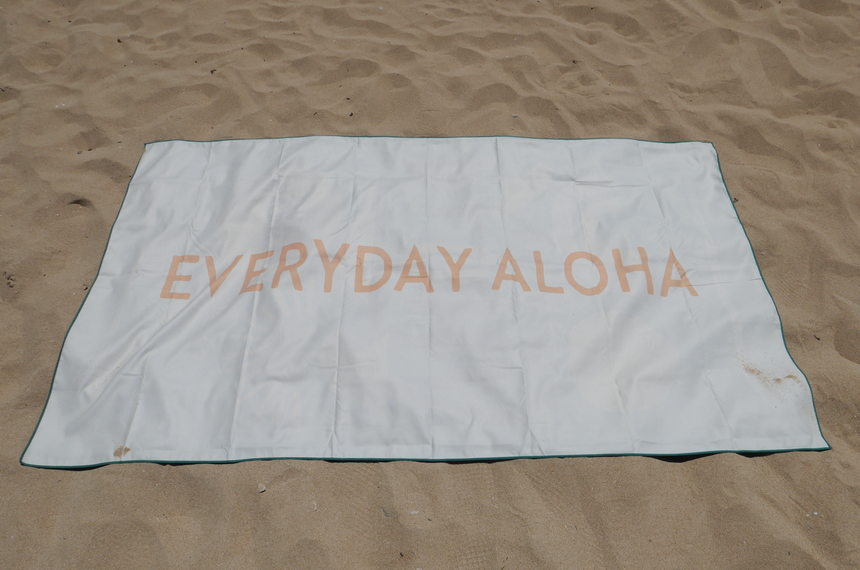 Everyday Aloha x Jeff Canham タオル グリーン