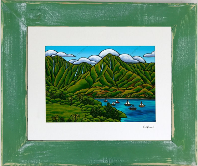 Sailboats at Hanalei