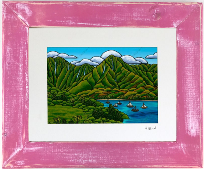 Sailboats at Hanalei