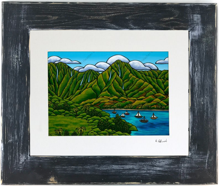 Sailboats at Hanalei
