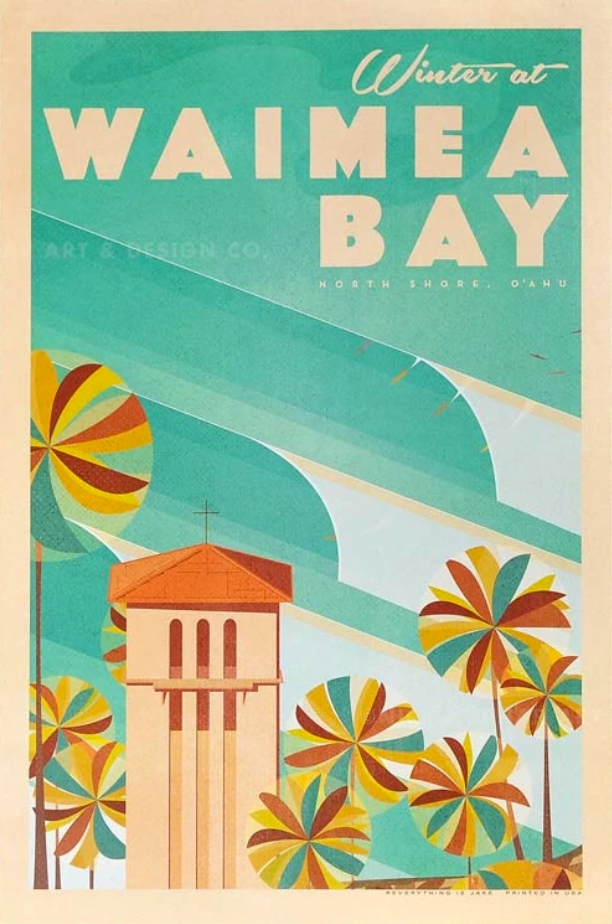 Winter at Waimea Bay
