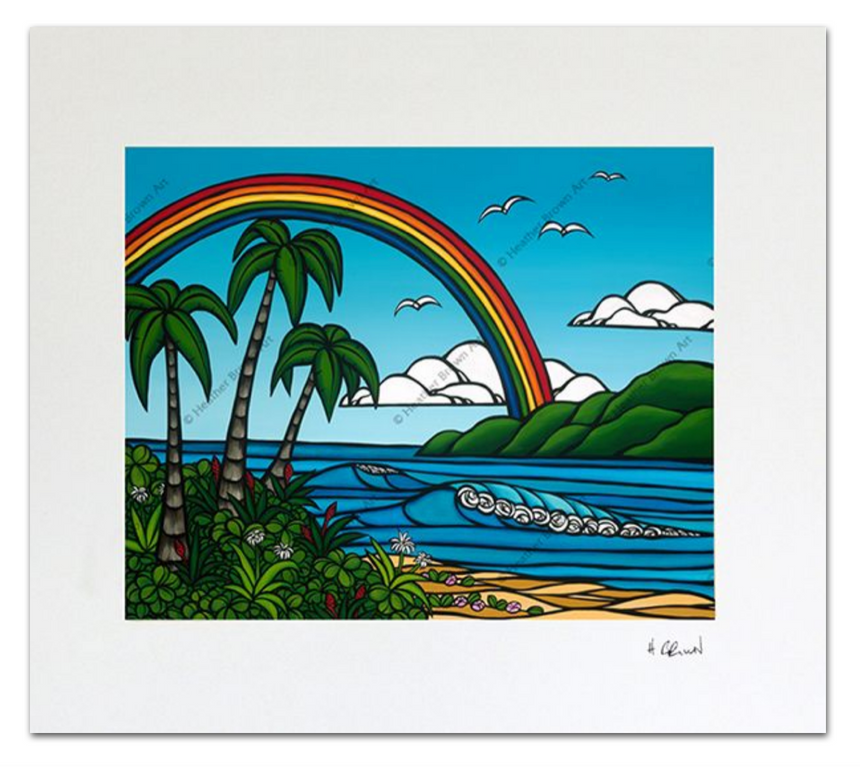 (最終値段)ヘザーブラウン アート 絵 candy surf ハワイアン 最終値段)ヘザーブラウン アート 絵 candy surf ハワイアン