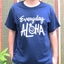 Everyday Aloha ロゴTシャツ　ネイビー