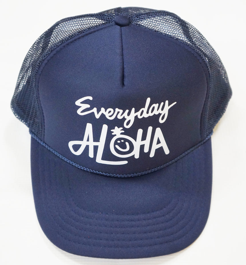 Everyday Aloha Trucker's Hat Navy