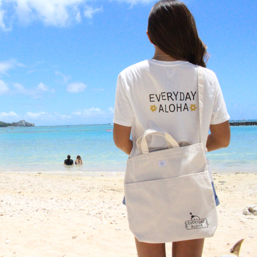 Everyday Aloha x Wimini ロゴトート