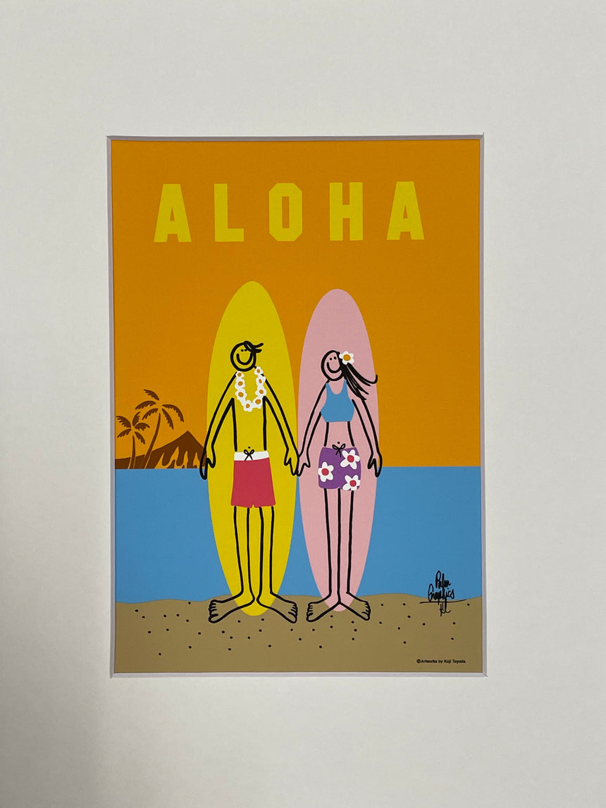 8x10 Aloha Couple