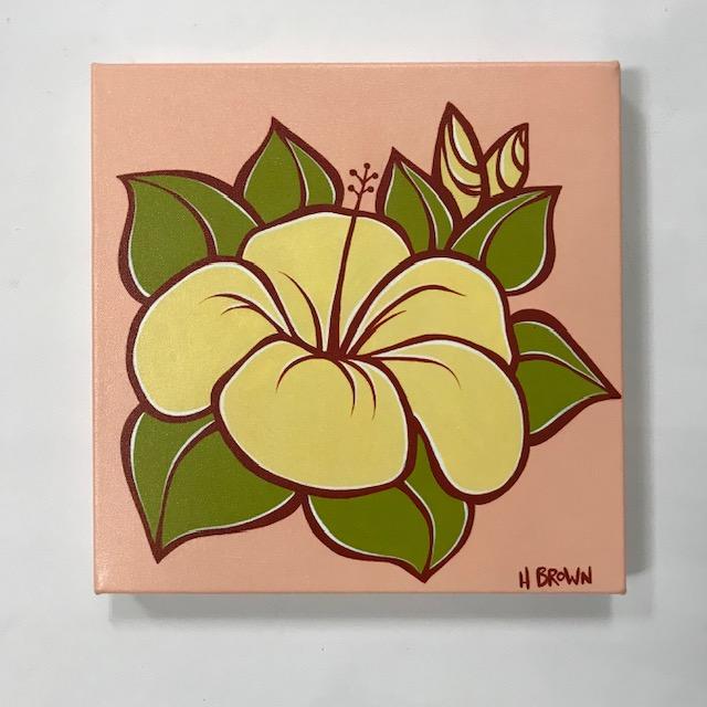 Hibiscus - canvas -