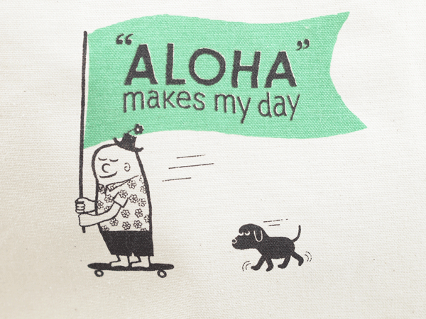 Plate Lunch Bag - Aloha Makes My Day