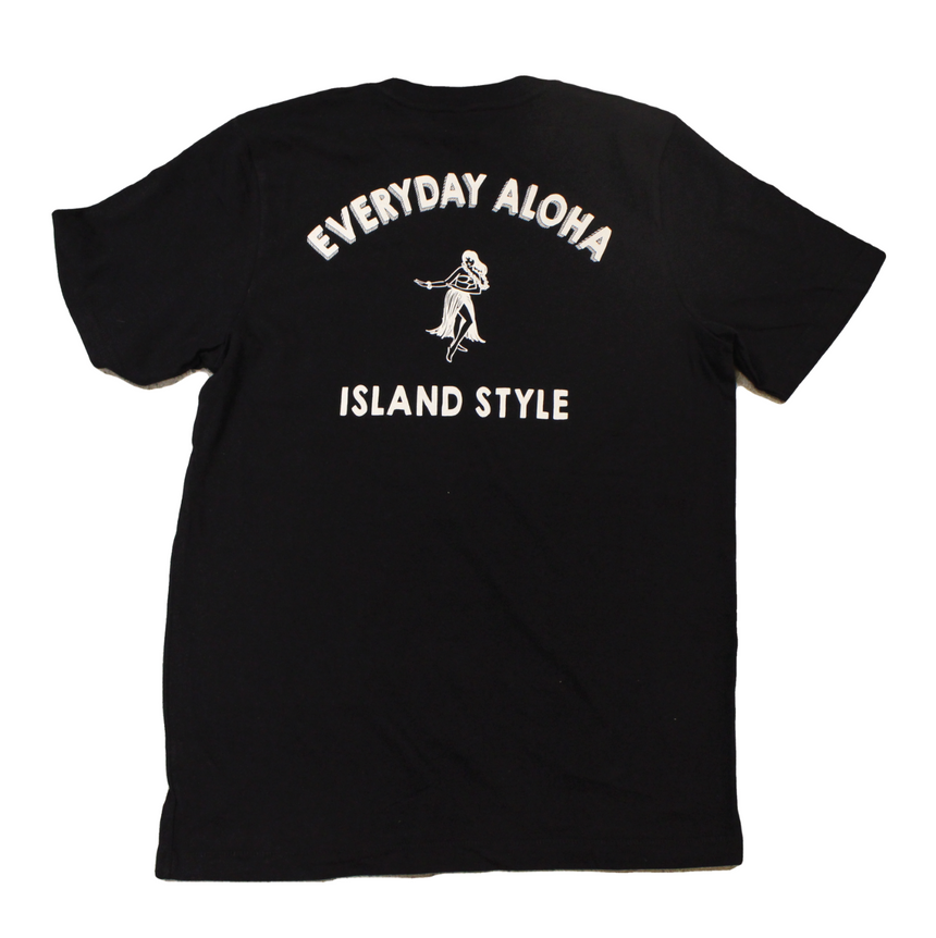 Everyday Aloha ユニセックスTシャツ　ブラック