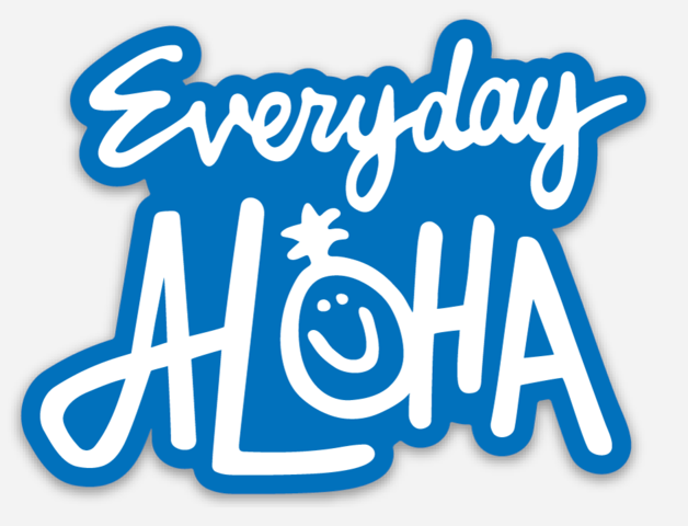 Everyday Aloha ロゴステッカー – everydayaloha