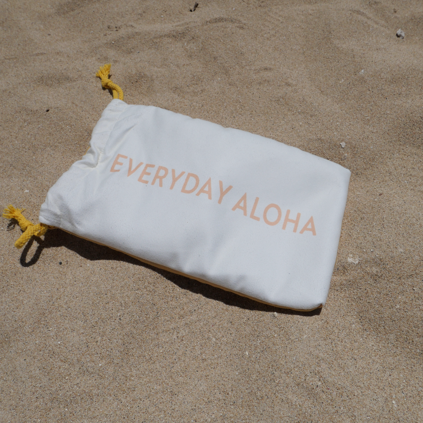 Everyday Aloha x Jeff Canham タオル　イエロー