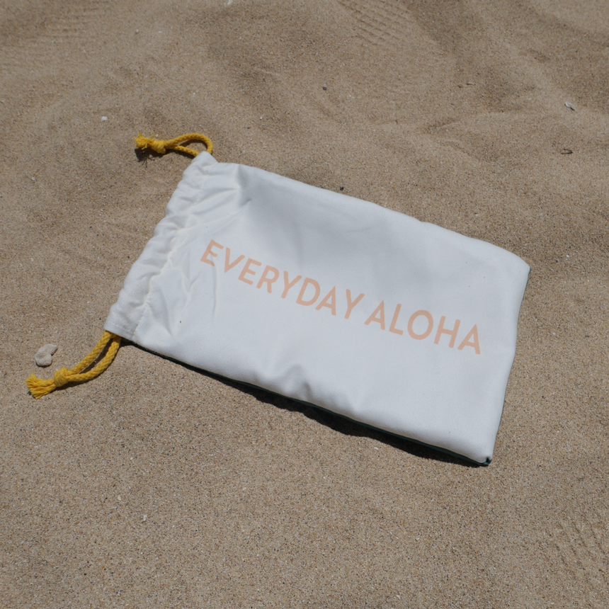 Everyday Aloha x Jeff Canham タオル　グリーン